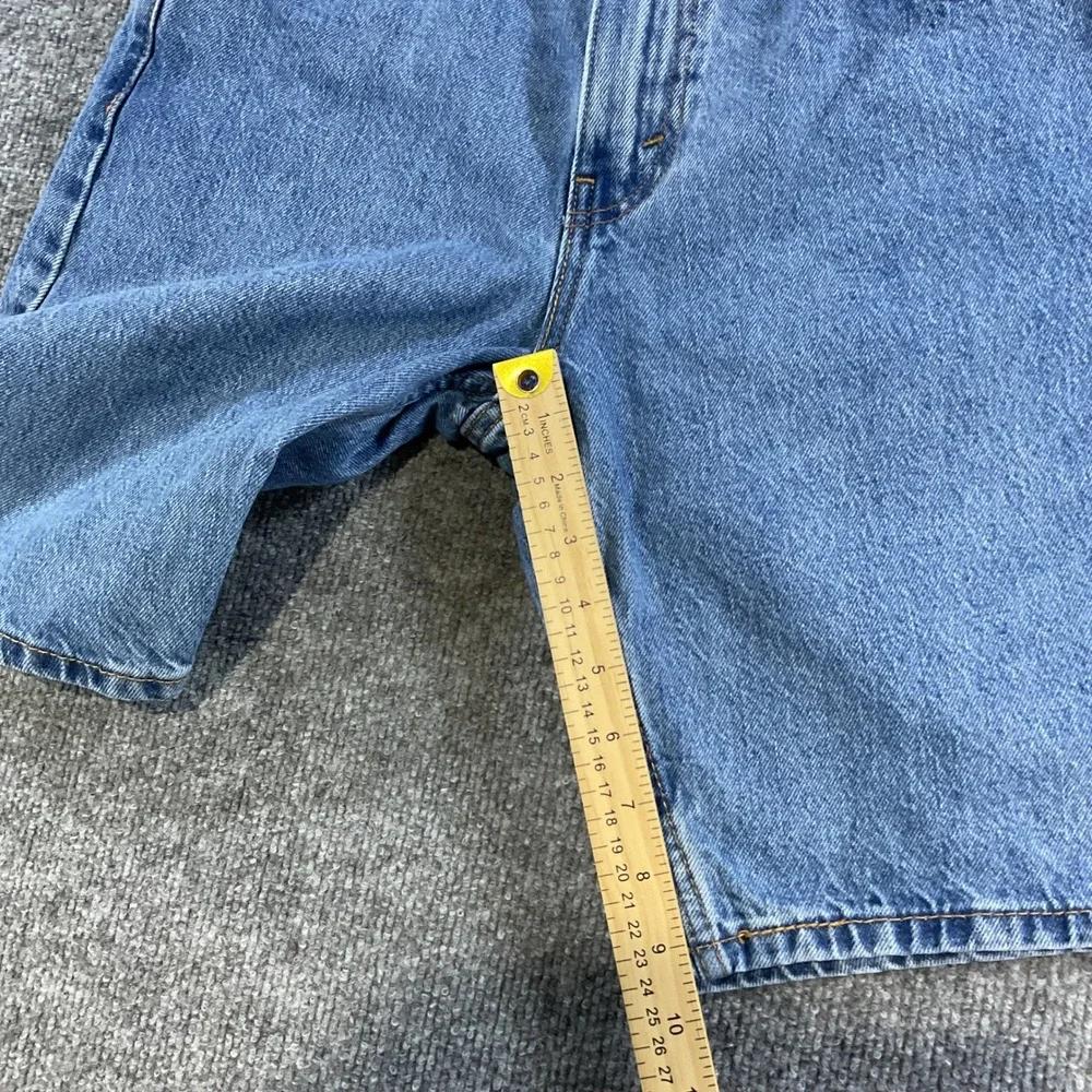 Levi's 405 Standard Fit Denim Shorts Mens 30 Blue Medium Wash Jean Shorts